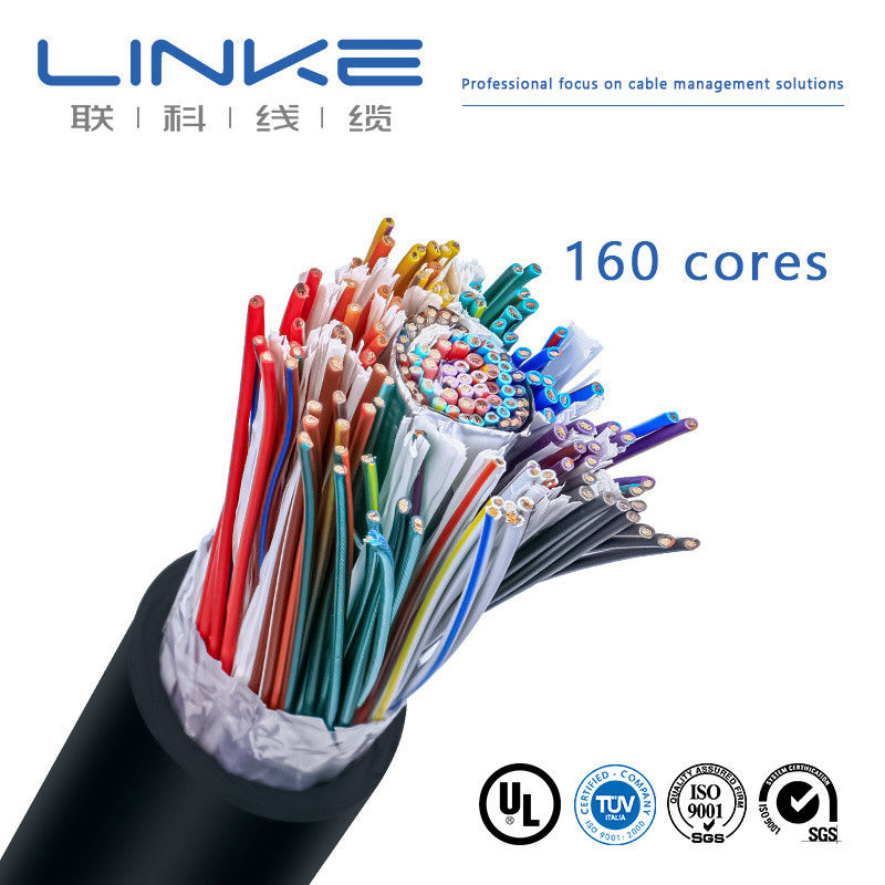 Cable de commande flexible à noyau multicore isolé en PVC industriel avec noyau de fil de cuivre en conserve