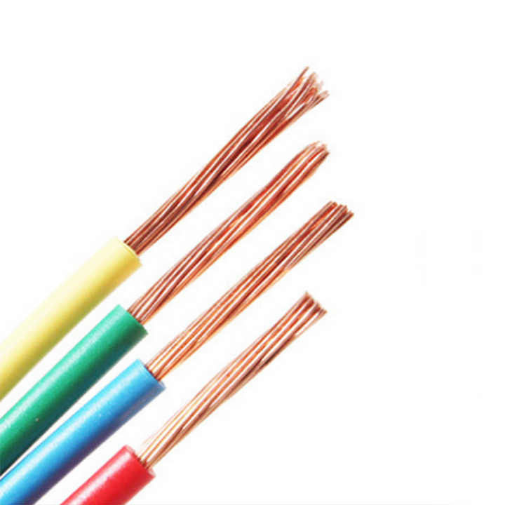 LK-604 alimentation directe 2.5 mm câble électrique en cuivre en étain à noyau unique à tension nominale 300-600V câble en cuivre isolé en PVC