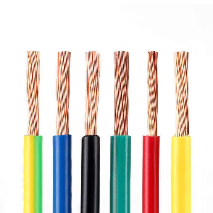 LK-604 alimentation directe 2.5 mm câble électrique en cuivre en étain à noyau unique à tension nominale 300-600V câble en cuivre isolé en PVC