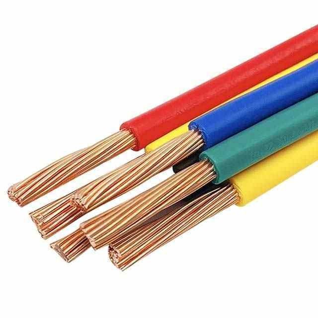 LK-604 alimentation directe 2.5 mm câble électrique en cuivre en étain à noyau unique à tension nominale 300-600V câble en cuivre isolé en PVC