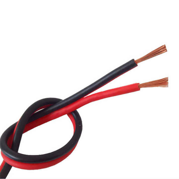 UL2468 Isolation en PVC haut-parleur en cuivre fil à 2 cœurs câble flexible avec matériau durable