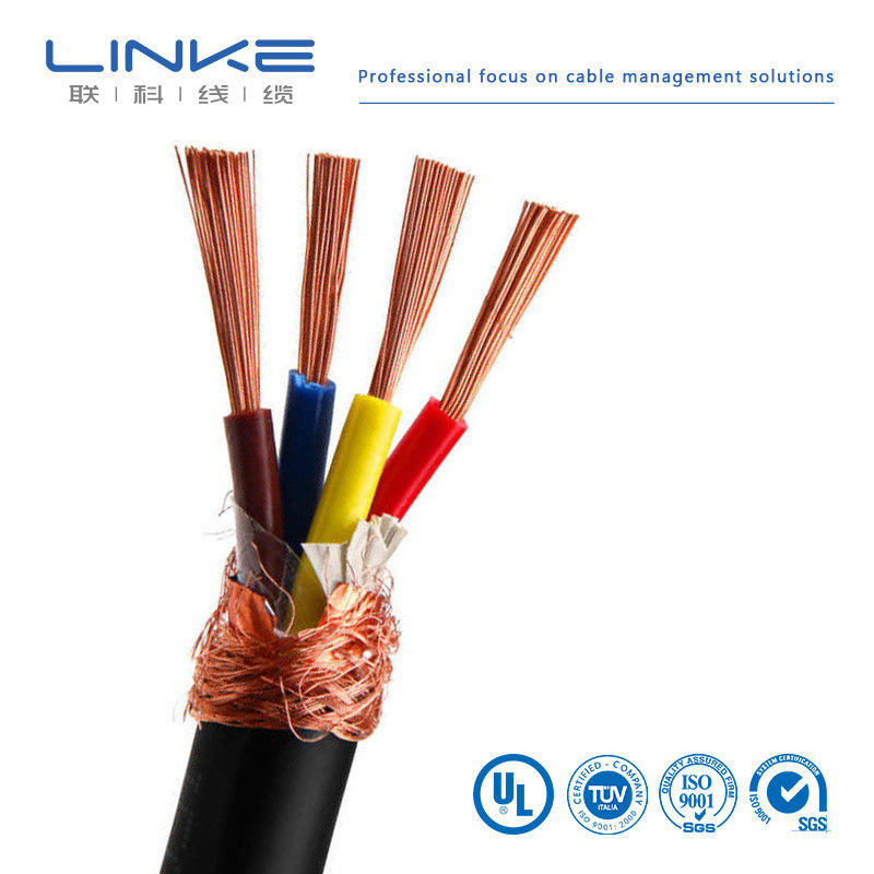 Cable de commande en cuivre en conserve à plusieurs noyaux Fil 300V pour le contrôle des équipements Cable d'isolation haute tension