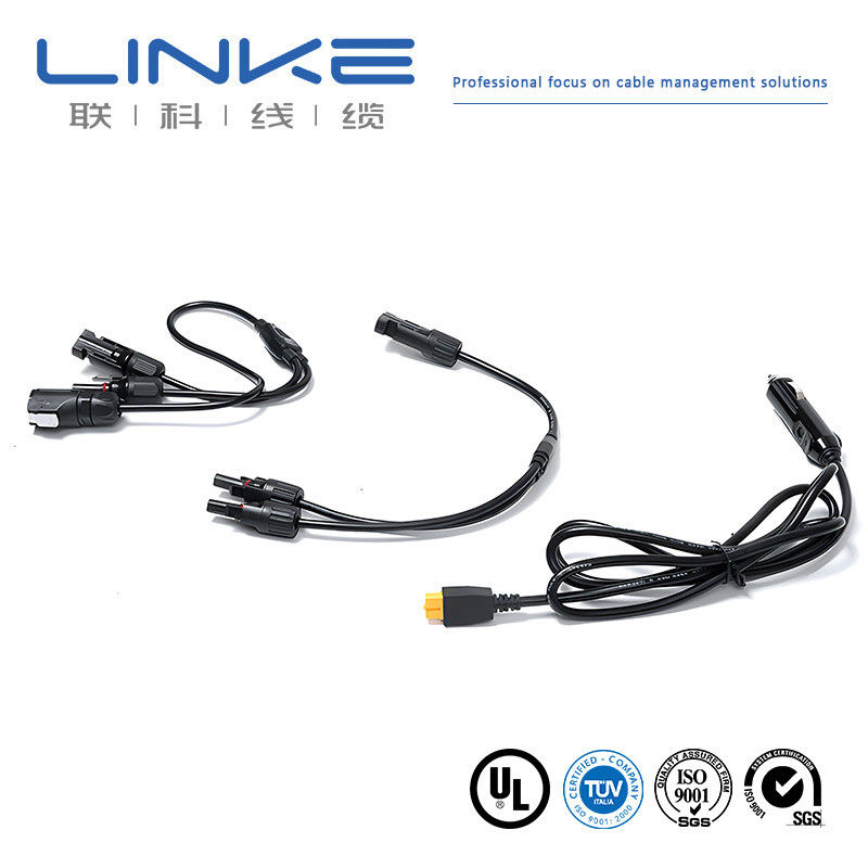 Cable solaire en PVC à basse et moyenne tension 10AWG pour le stockage d'énergie photovoltaïque dans les voitures