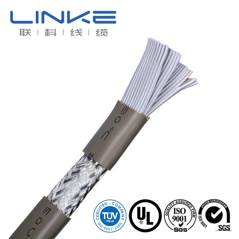 0.76 mm épaisseur moyenne caoutchouc flexible câble à câble plat pour câblage de la machine