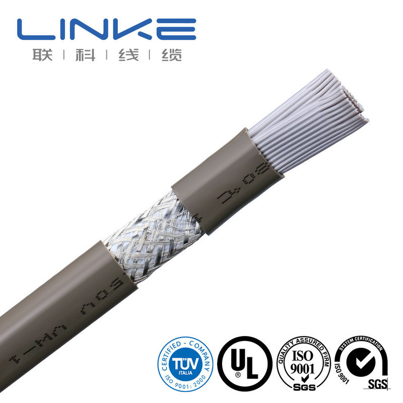 0.76 mm épaisseur moyenne caoutchouc flexible câble à câble plat pour câblage de la machine