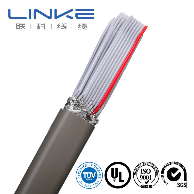 0.76 mm épaisseur moyenne caoutchouc flexible câble à câble plat pour câblage de la machine