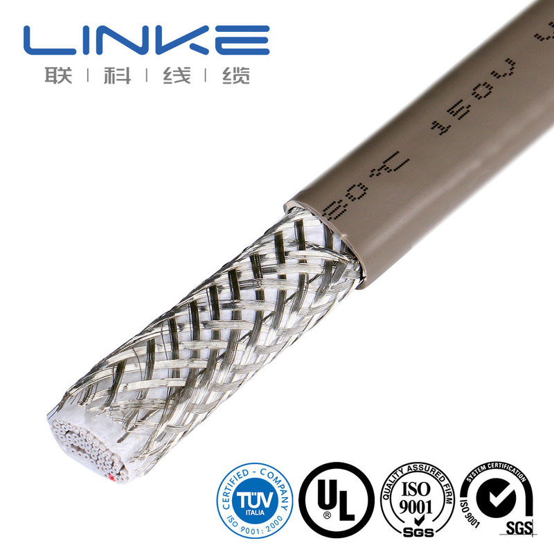 0.76 mm épaisseur moyenne caoutchouc flexible câble à câble plat pour câblage de la machine