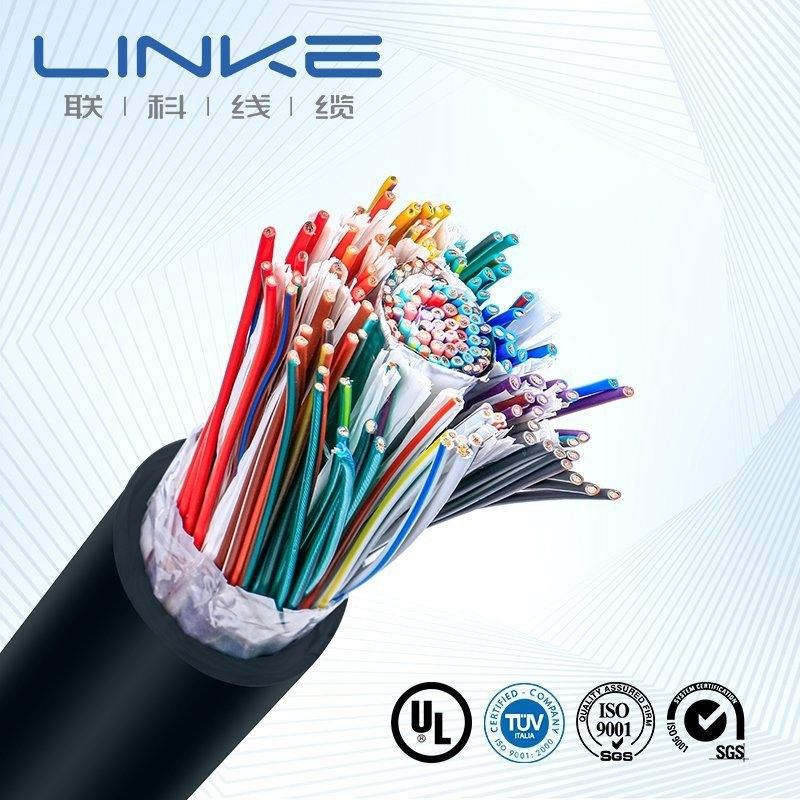 Cable à thermocouple de type K à fil rond, avec jaquette en silicone et large plage de température