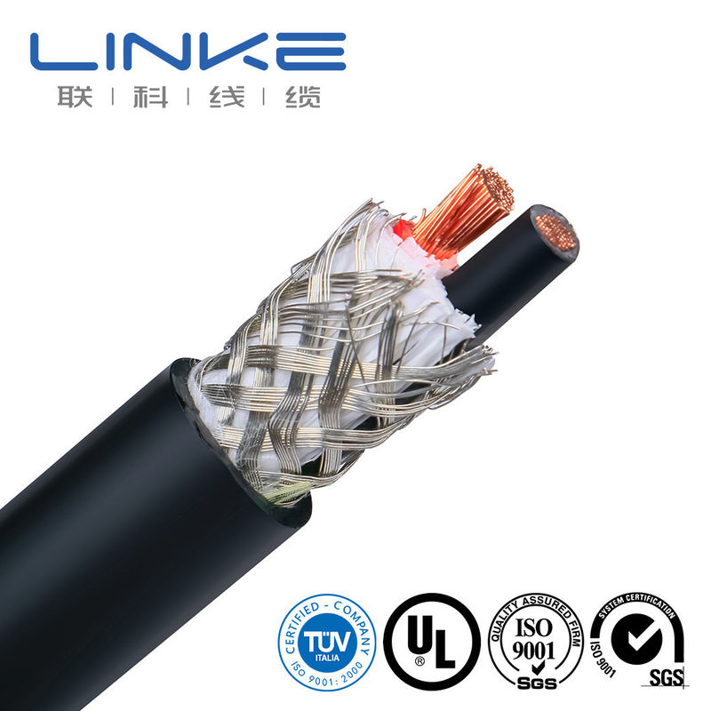 UL2661 câble en PVC câble multicore avec câble en couverture tressé en feuille d'al-