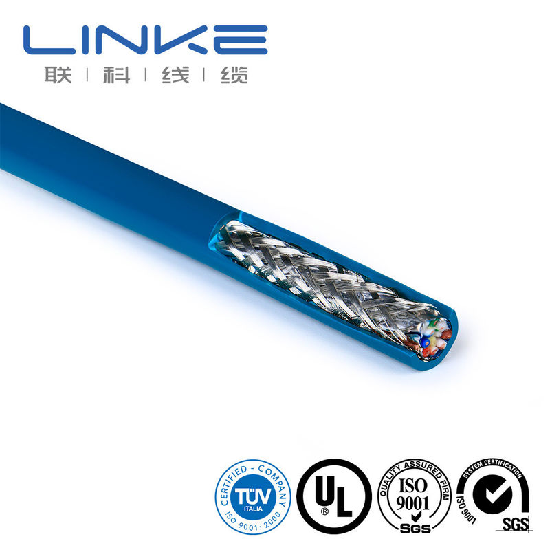 UL20276 Câble électrique multicore avec 24AWG 18AWG fil double tordu blindé pour applications hautes performances