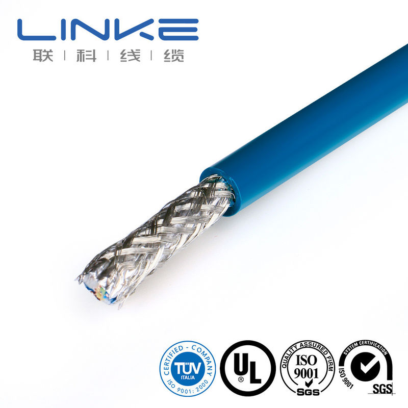 UL20276 Câble électrique multicore avec 24AWG 18AWG fil double tordu blindé pour applications hautes performances