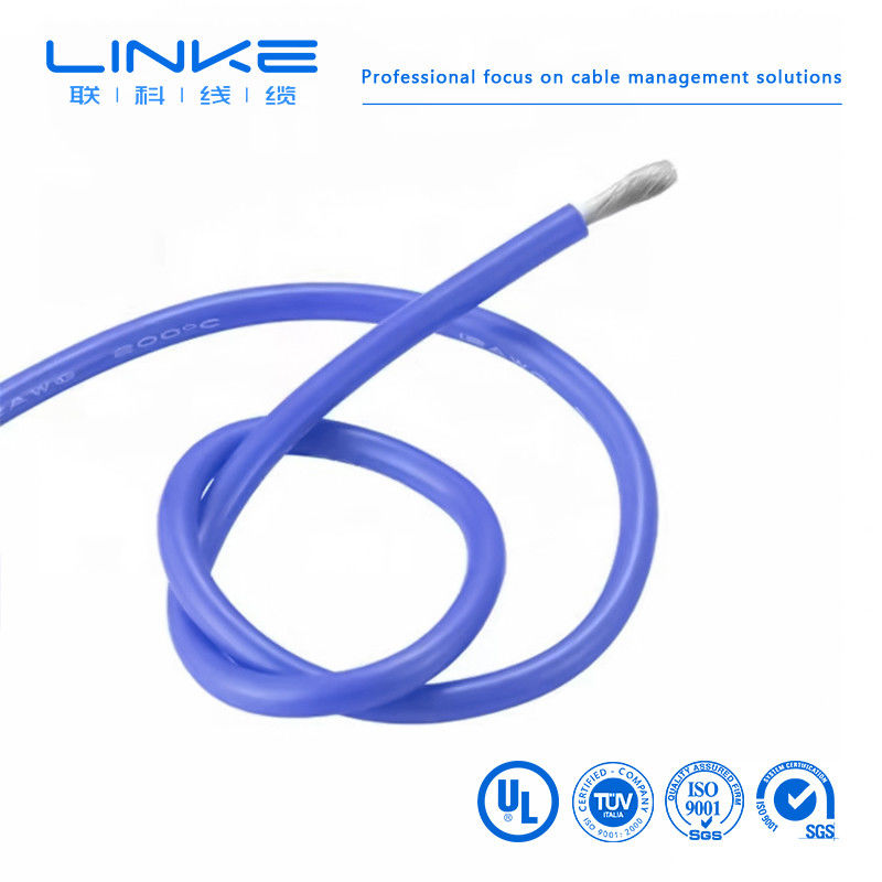 Un câble souple en caoutchouc enduit de fil de silicone ultra doux. Un câble de soudeuse YH. Un câble enduit de caoutchouc imperméable JHS.