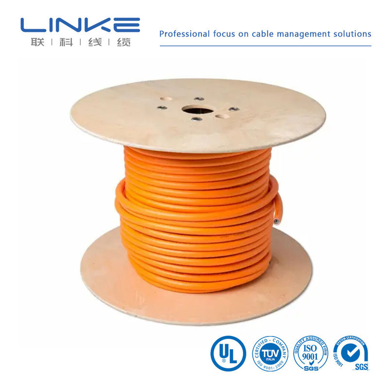 Cable de chargeur de véhicule électrique électrique à fil de silicone protégé flexible à tension nominale de 1500 V pour les applications à haute puissance