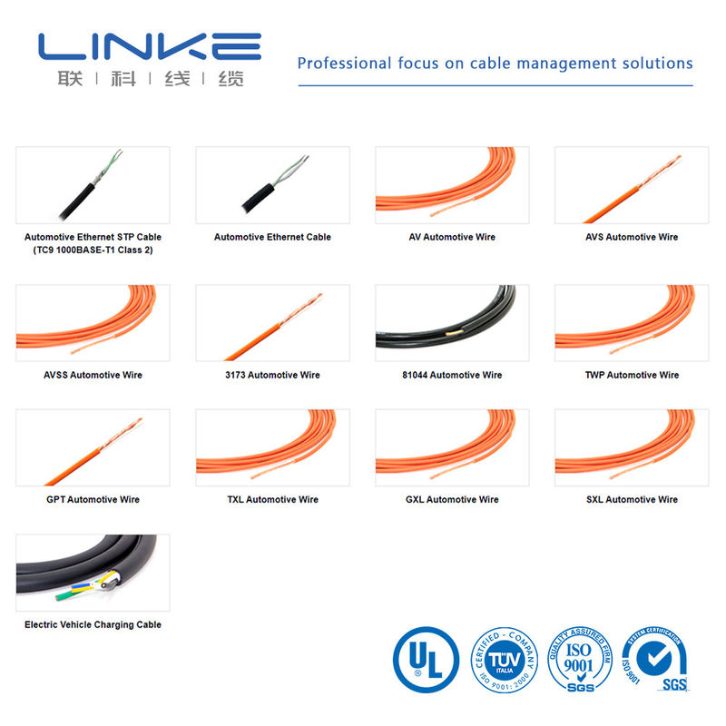 Cable en caoutchouc de silicone pour automobile