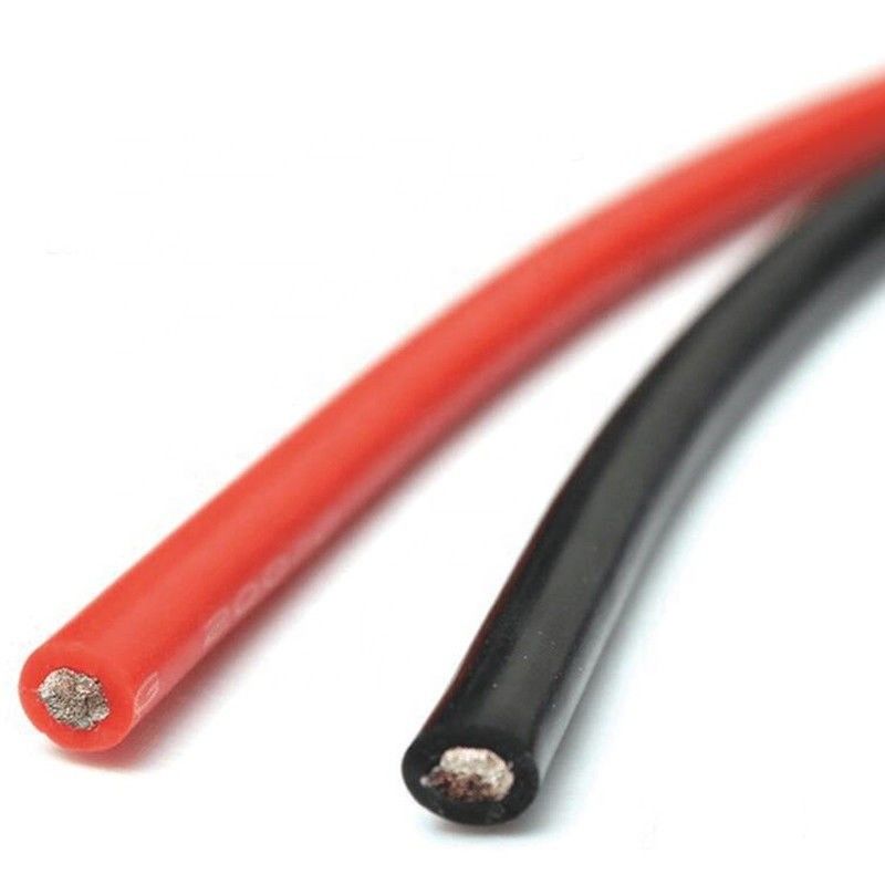 Cable en cuivre en silicone en conserve avec une grande souplesse et une tension de 500 V Cable en silicone résistant à haute température