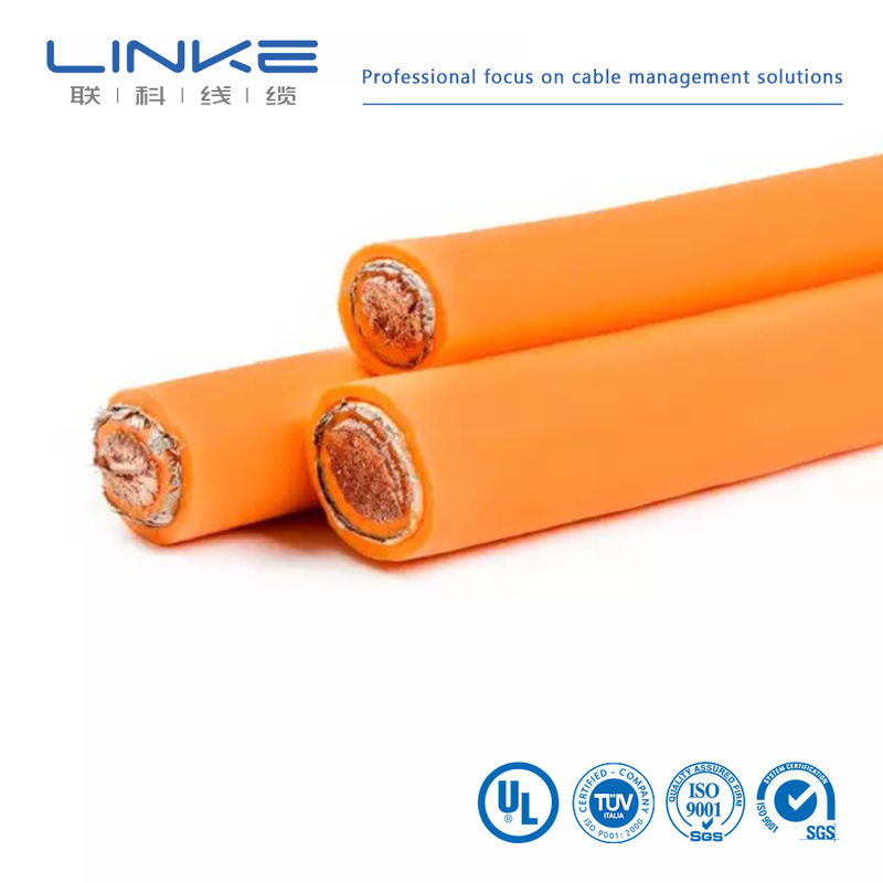 Cable en caoutchouc en cuivre en silicone en conserve UL3858 Cable électrique haute tension Fil de silicone souple
