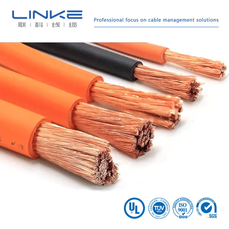 Cable en caoutchouc en cuivre en silicone en conserve UL3858 Cable électrique haute tension Fil de silicone souple