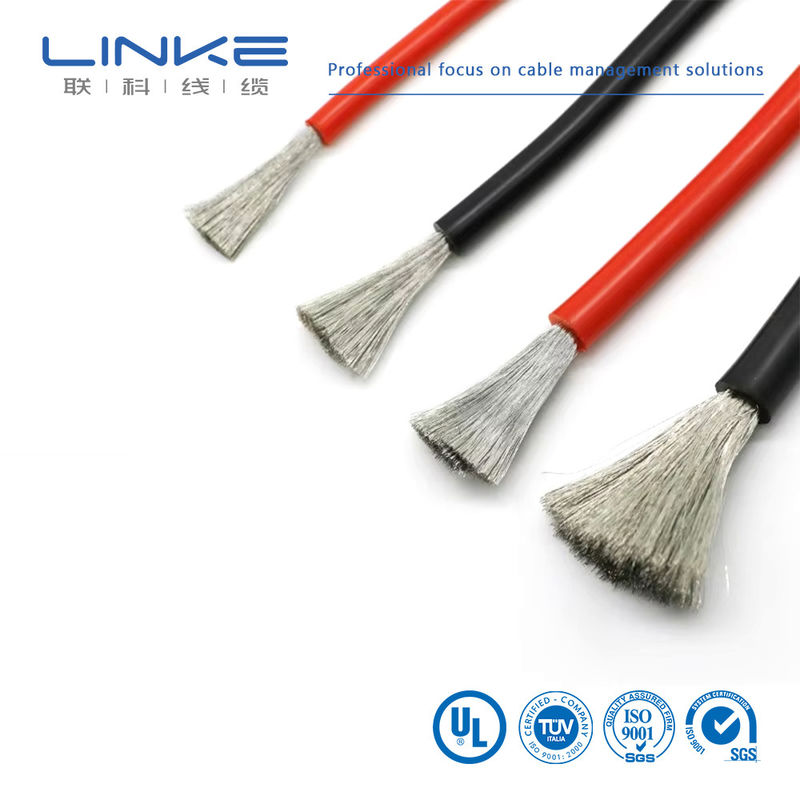 Fil de silicone ultra-flexible, ignifuge, résistant à la chaleur, fil de silicone 10awg 8awg 6awg 4awg 2awg