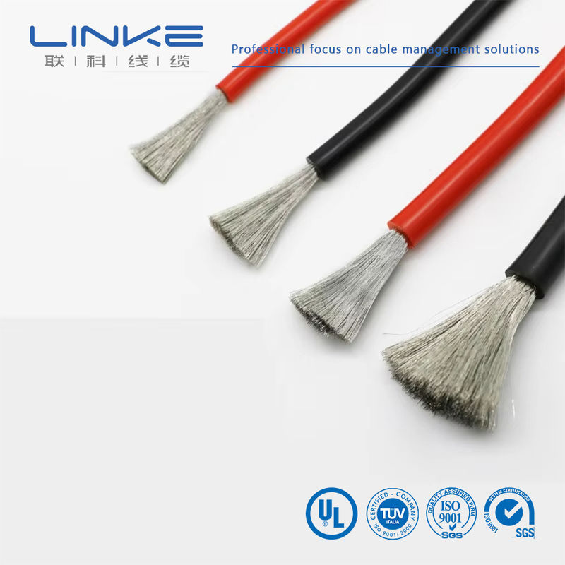 Fil de silicone ultra-flexible, ignifuge, résistant à la chaleur, fil de silicone 10awg 8awg 6awg 4awg 2awg
