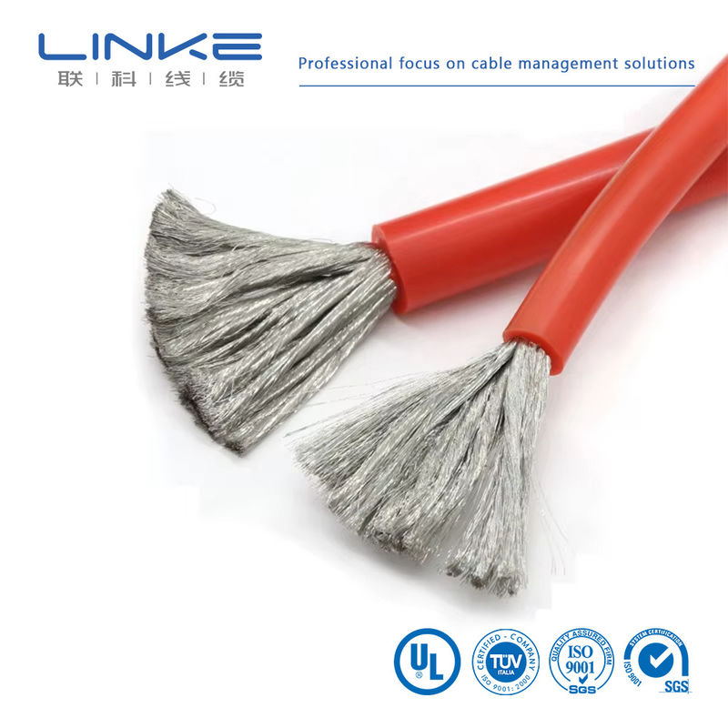 Fil de silicone ultra-flexible, ignifuge, résistant à la chaleur, fil de silicone 10awg 8awg 6awg 4awg 2awg