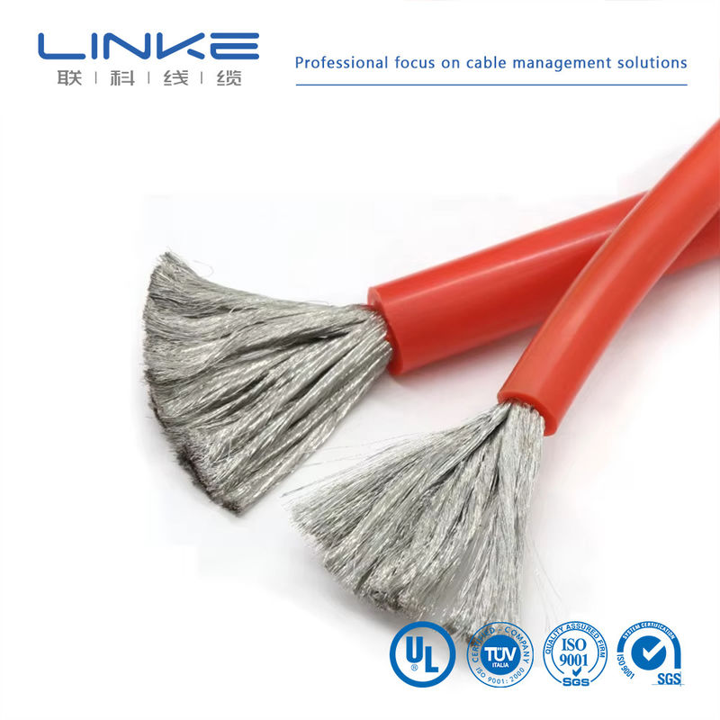 Fil de silicone ultra-flexible, ignifuge, résistant à la chaleur, fil de silicone 10awg 8awg 6awg 4awg 2awg
