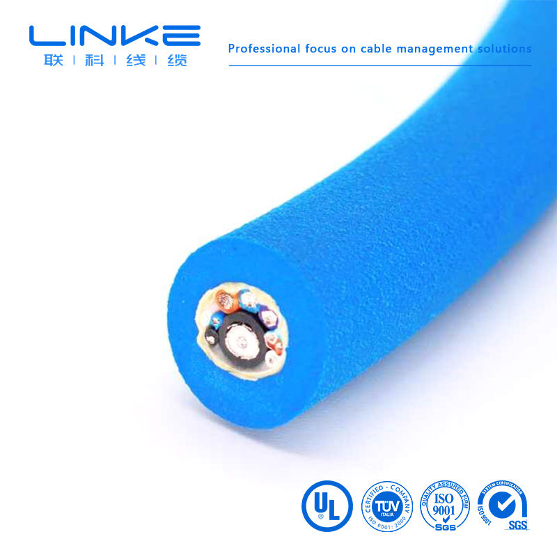 Le câble flottant Linke LK-427 à 2 cœurs en cuivre en conserve PUR mousse 300V