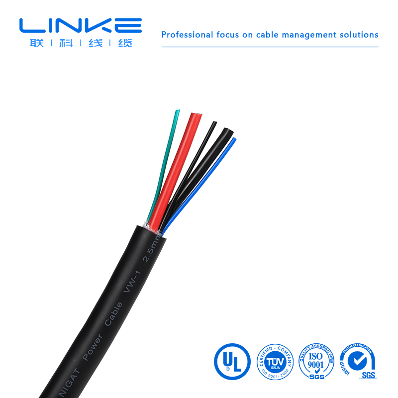 Bicycle électrique Cable électrique de batterie EBike Connecteur imperméable au courant Conducteur de cuivre Isolation en nylon pour électronique
