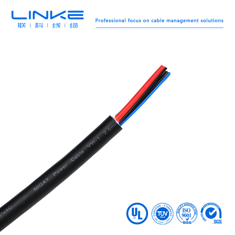 Bicycle électrique Cable électrique de batterie EBike Connecteur imperméable au courant Conducteur de cuivre Isolation en nylon pour électronique