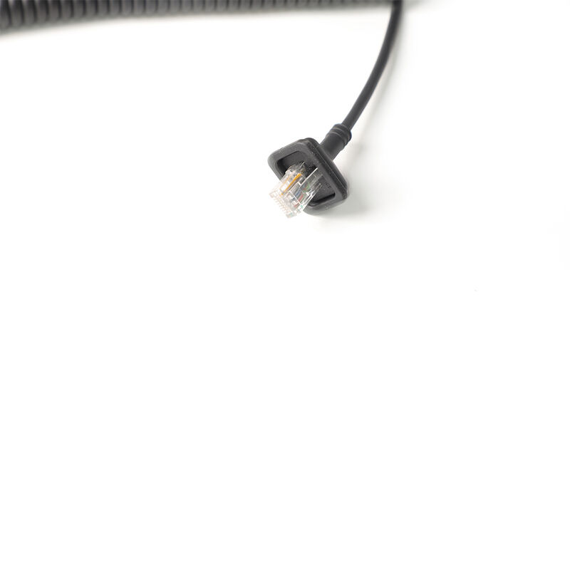 Câble réseau industriel blindé Gigabit Catégorie 6 à ressort avec connecteur RJ45 pour Ethernet industriel