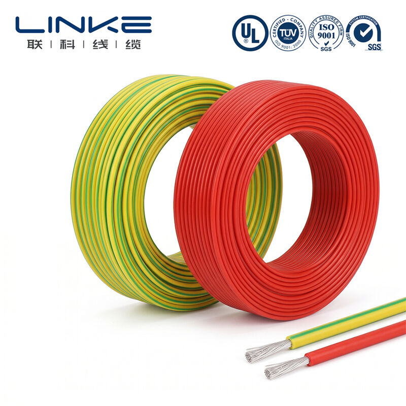 Fil de connexion électronique UL1007 avec conducteur en cuivre étamé, tension nominale de 300V et gaine en PVC personnalisable