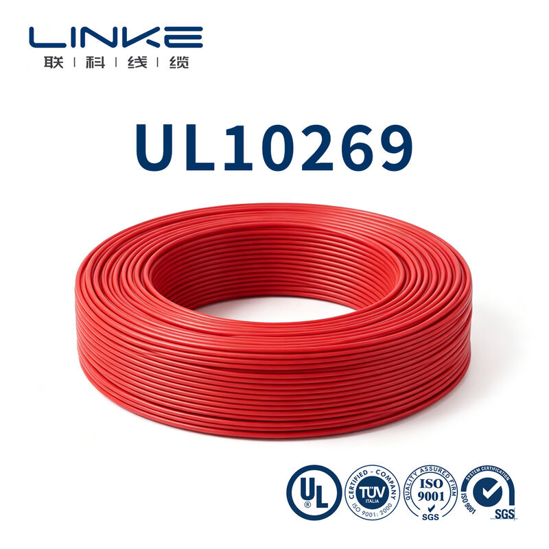 UL10269 Cable de raccordement isolé en PVC à haute tension 1000V à 105°C avec rouleau de câblage électrique à conducteur de cuivre en conserve