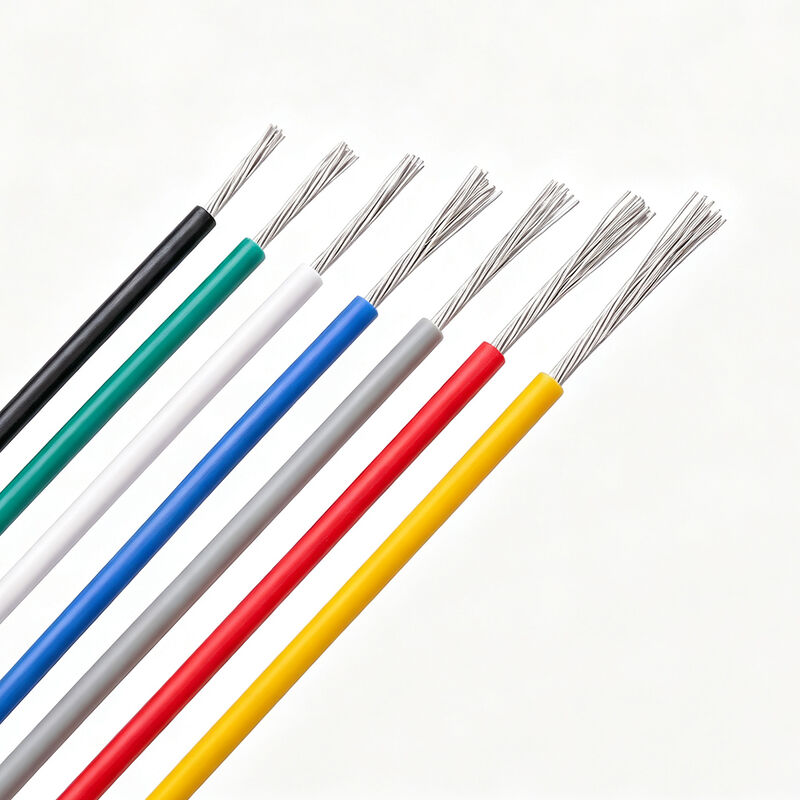 Fil de connexion UL10064 haute température 105C 30V isolé FEP et cuivre étamé pour équipements automobiles et industriels