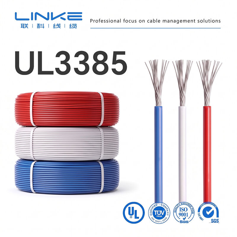 Câble électronique souple sans halogène UL 3385 avec courant de 600 V/1000 V pour câblage interne d'appareils